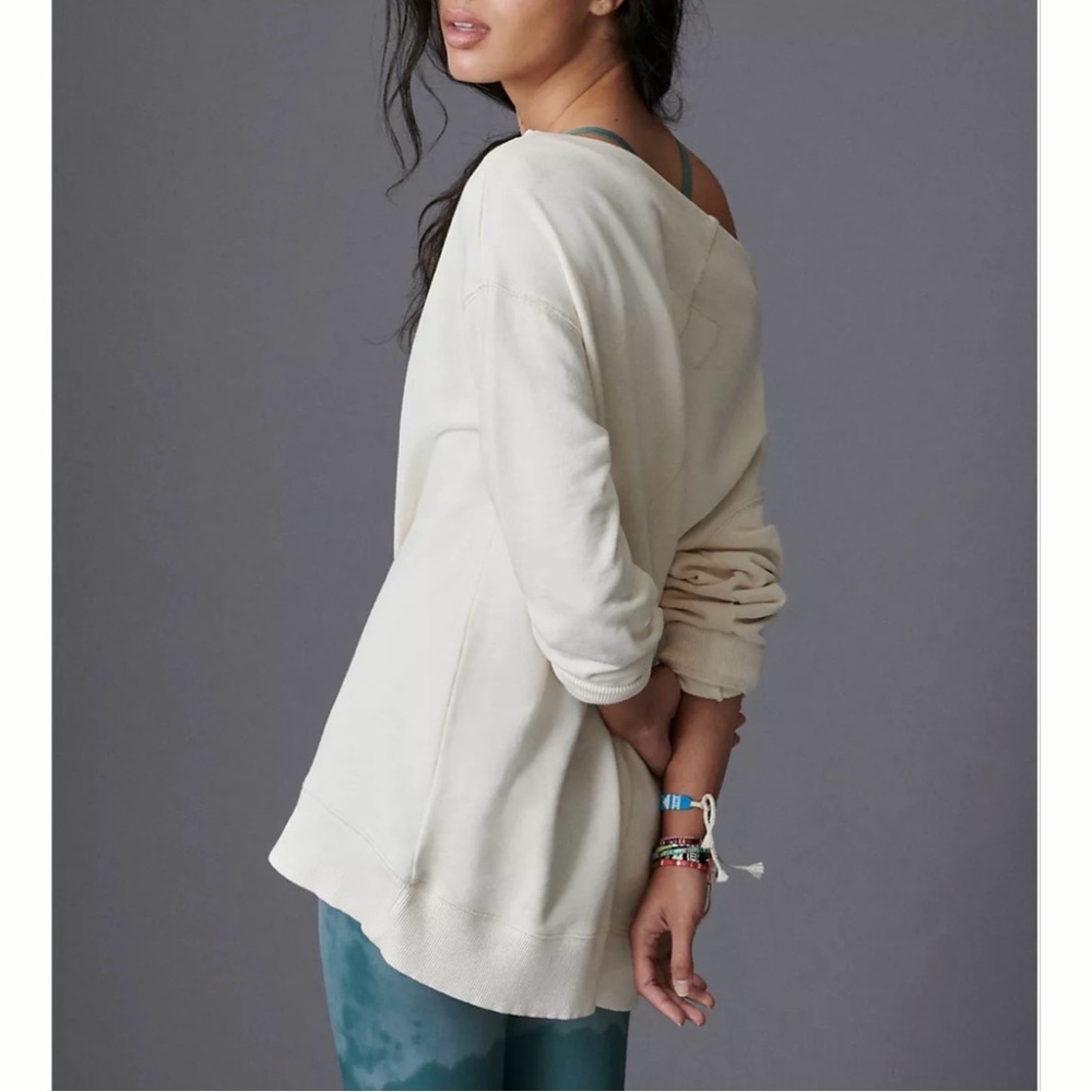 Anthropologie Pilcro Dona Tunic Sweatshirt Size XS - Picture 3 of 11